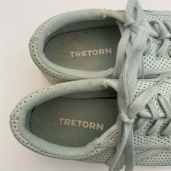 Tretorn NY Lite 3 Mint Green Platform Sneakers - Picture 4 of 9